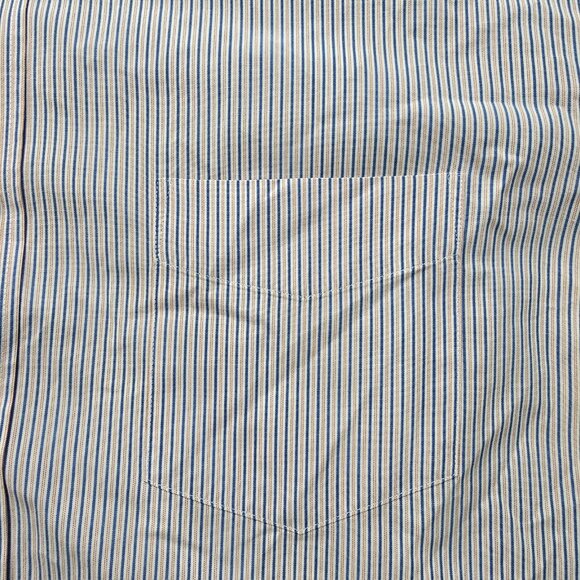 Untuckit Shirt Mens 3XL Striped‎ Button Down Long Sleeve Preppy Work Casual - Picture 3 of 9
